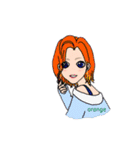 HAPPY HAIR COLOR GIRLS（個別スタンプ：2）