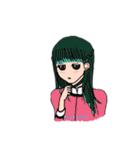 HAPPY HAIR COLOR GIRLS（個別スタンプ：4）