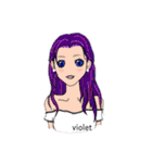 HAPPY HAIR COLOR GIRLS（個別スタンプ：9）