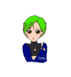 HAPPY HAIR COLOR GIRLS（個別スタンプ：11）
