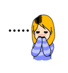 HAPPY HAIR COLOR GIRLS（個別スタンプ：16）