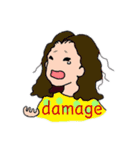 HAPPY HAIR COLOR GIRLS（個別スタンプ：17）