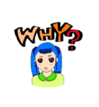 HAPPY HAIR COLOR GIRLS（個別スタンプ：28）