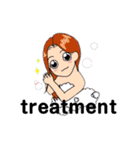 HAPPY HAIR COLOR GIRLS（個別スタンプ：30）