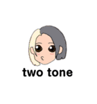 HAPPY HAIR COLOR GIRLS（個別スタンプ：33）