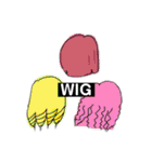 HAPPY HAIR COLOR GIRLS（個別スタンプ：34）