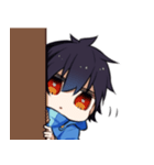 無口な湊くんスタンプ（個別スタンプ：4）