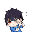 無口な湊くんスタンプ（個別スタンプ：35）