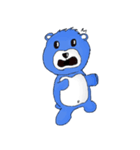 青い熊君（個別スタンプ：1）