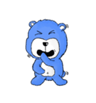 青い熊君（個別スタンプ：7）