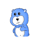 青い熊君（個別スタンプ：8）