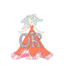 reply lady（個別スタンプ：1）