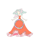 reply lady（個別スタンプ：3）