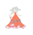reply lady（個別スタンプ：6）