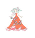reply lady（個別スタンプ：7）