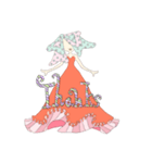 reply lady（個別スタンプ：8）