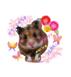きままなリアルハムスター ひまの日常（個別スタンプ：3）