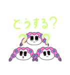 モチロンのメイクアップスタンプ（個別スタンプ：7）