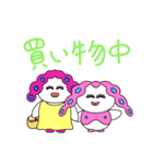 モチロンのメイクアップスタンプ（個別スタンプ：13）