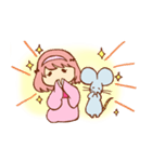 新年のごあいさつ～りぶれちゃんの子年（個別スタンプ：3）