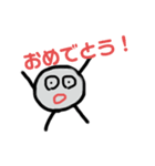 【日常で使える】頭足人のスタンプ（個別スタンプ：15）