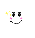 かおカオ顔スタンプ（個別スタンプ：4）
