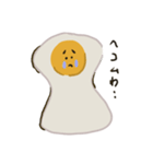 まぁまぁかわいい目玉焼きスタンプ（個別スタンプ：15）