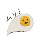 まぁまぁかわいい目玉焼きスタンプ（個別スタンプ：17）