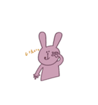 くまあんどうさぎ（個別スタンプ：6）