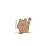 くまあんどうさぎ（個別スタンプ：12）