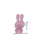 くまあんどうさぎ（個別スタンプ：16）