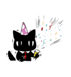 黒猫いづきくん（個別スタンプ：5）