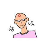 感情のこもったはげ（個別スタンプ：8）