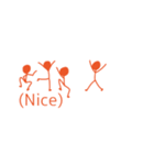 想いを伝える棒人間（個別スタンプ：5）