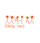 想いを伝える棒人間（個別スタンプ：30）
