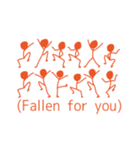 想いを伝える棒人間（個別スタンプ：34）