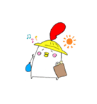 かっぱとにわとり。2（個別スタンプ：3）