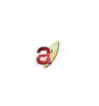 大体：赤001(2/3)アルファベット（個別スタンプ：1）