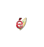 大体：赤001(2/3)アルファベット（個別スタンプ：32）