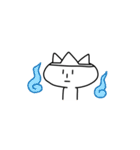 影ねこのねこスタンプ（個別スタンプ：10）