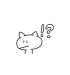 影ねこのねこスタンプ（個別スタンプ：20）