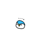 みずいろペンギンとヒヨコ（個別スタンプ：6）