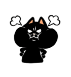 もちほっぺにゃんこ【黒猫】（個別スタンプ：20）