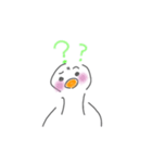 白いあいつ。そう。アヒルさ。（個別スタンプ：3）