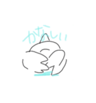 白いあいつ。そう。アヒルさ。（個別スタンプ：5）