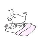 さかな鳥「ぽれぽれ」のゆるり生活（個別スタンプ：5）