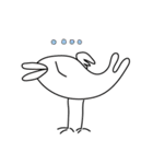 さかな鳥「ぽれぽれ」のゆるり生活（個別スタンプ：11）