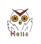 フクロウ2（個別スタンプ：10）