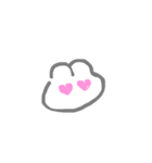 おもち もち うさぎ（個別スタンプ：5）