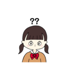 女の子のまいにちスタンプ（個別スタンプ：3）